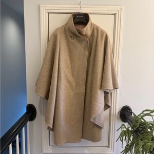 Vintage Wool Cape Coat